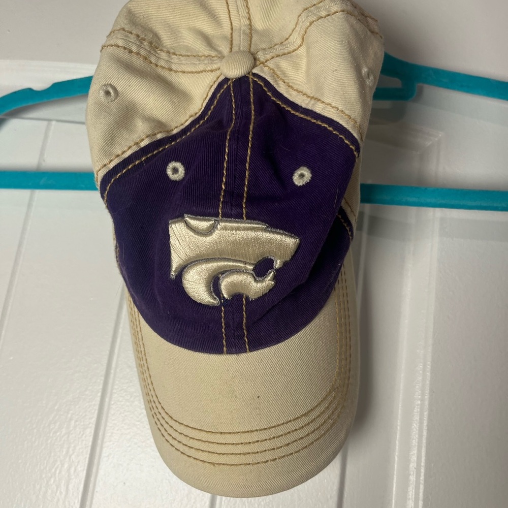 Purple and Cream Men's Hat